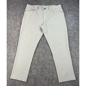 Men's Cargo Pants in Cream